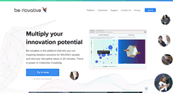 Desktop Screenshot of be-novative.com
